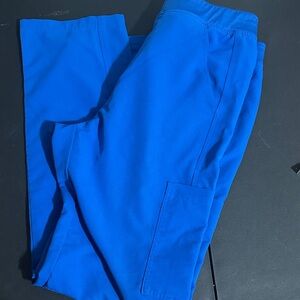 Figs men scrub pants size medium royal blue